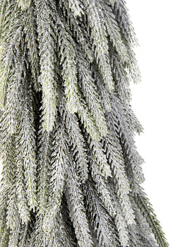 Ель искусственная 42см заснежанная в горшочке литая PE/полотно 000000000001228070