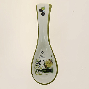 Подставка под ложку 23x8x2,8см Оливки Доломит M56058 000000000001193780