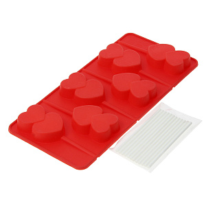 Форма для льда Сердце Marmiton, 21х10х2 см 000000000001169478