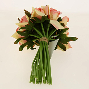 Цветок искусственный "Роза" 19 бутонов 23см R010760 000000000001196706