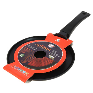 Сковорода блинная 22см TIMA ОПТИМА антипригарное покрытие бакелитовая ручка алюминий 000000000001114474