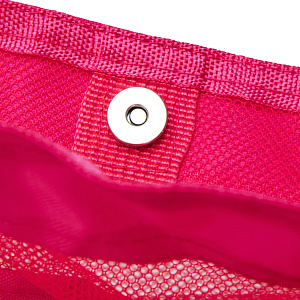 Сумка пляжная термобокс 36х14х42см 8л pink/black полиэстер 000000000001221474