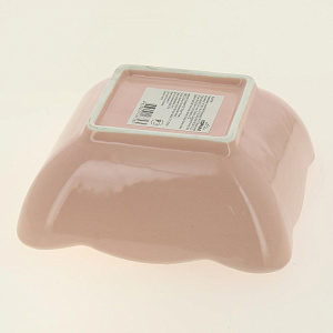 Салатник 700мл/16см ф.квадратКружево розовоеSHD-012P 000000000001180992