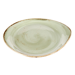 Ассиметричная тарелка Craft Steelite, зеленый, 25 см 000000000001123945