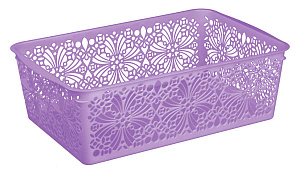 Корзинка 30х19,5х9,5см 4,3л ECONOVA FLORAL универсальная в ассортименте пластик 000000000001181895