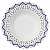 Тарелка суповая 21,7см фарфор APOLLO Glaze Blue можно использовать в микроволновой печи GLB-06 000000000001197681