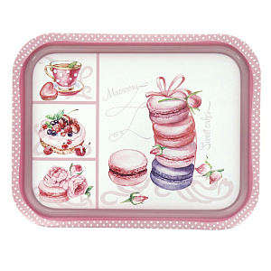 Поднос 33,2х25,8см НОВЫЙ АРГУМЕНТ Десерт прямоуголный жестяной 000000000001187793