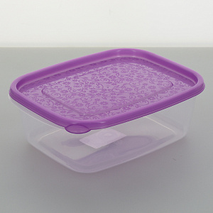 Прямоугольный контейнер Арт-Декор Бытпласт, 1.25л, пластик 000000000001059498