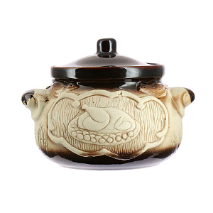 Горшок для запекания Застолье, шамот, 0.7л 000000000001135056