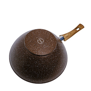 Сковорода Вок 28см VARI Сила Природы BROWN антипригарное покрытие Quantum литой алюминий 000000000001215005