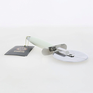 Нож для пиццы DE'NASTIA пластиковая ручка белый нержавеющая сталь ABS пластик 000000000001211565