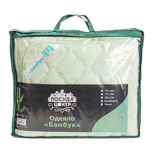 Одеяло 1,5 спальное Бамбук облегченное 145x205см Хлопок PC02379 000000000001198221