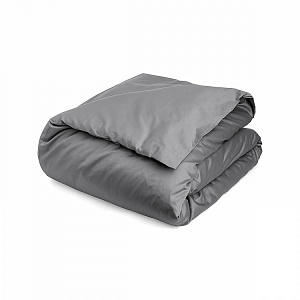 Пододеяльник 145x210см DE'NASTIA серый сатин NEW хлопок 100% 000000000001224884