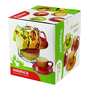 Чайный набор Анника Estetica, 250мл, 12 предметов 000000000001060067