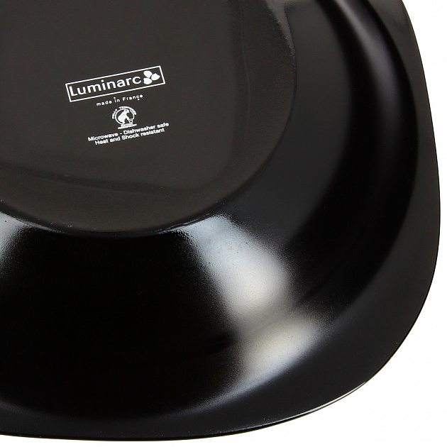 Тарелка суповая Luminarc КЙОКО черная, стекло, G6901 000000000001005848