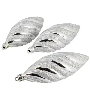 Набор декоративных украшений Сосулька Посуда Центр, 13 см, 3 шт. 000000000001161747