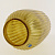 Ваза Луана прозрачная крашеная золотой металлик h195NG92-021_1 000000000001179530