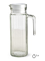 Кувшин 1л GARBO GLASS бесцветный стекло/GB1101xzdWithLid 000000000001221999