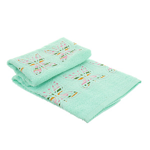 Набор полотенец Нью Фарфала Onda Blu, 40x60 см, 60x110 см, 2 шт. 000000000001123550