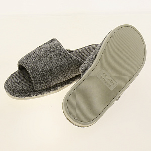 Обувь дом.м(тапочки) LUCKY серые пэ 000000000001182632