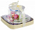 Чайная пара чашка фарфор 220мл/блюдце Ваза с цветами подарочная упаковка Флора Olaff 124-01030 000000000001197806
