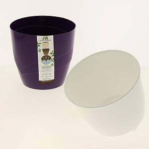 Кашпо/вставка Грация 1,2л  D13 H13 фиолетовый 000000000001185601