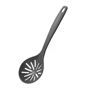 Набор кухонных принадлежностей 6 предметов PHIBO с подставкой серый пластик 000000000001223049