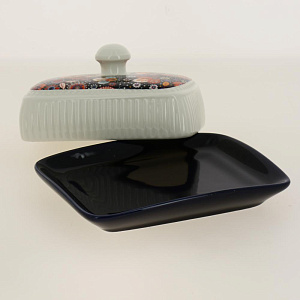 Масленка 17,9x13,2x8см Узоры Доломит M56094 000000000001195629