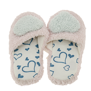 Тапочки женские MINAKU 2-001 светло-розовые/сердце бирюзовое р.38/39 4365376 000000000001200122