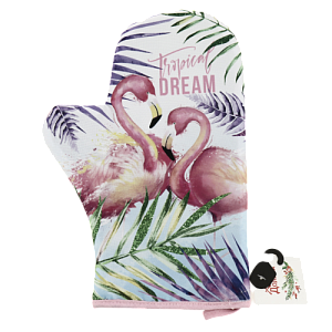 Варежка-прихватка 20х28см Tropical dream 35% хлопок 65% полиэстер ватин 4665428 000000000001203300
