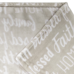 Плед 150x200см LUCKY Газета бежевый флис полиэстер 000000000001219028