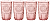 ROMANTIC Набор стаканов 4шт 475мл розовый BORMIOLI ROCCO стекло 000000000001206453