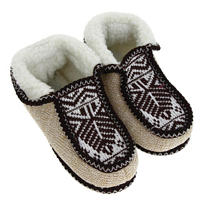 Тапочки домашние женские, коричневый, 36-37 размер 000000000001174630