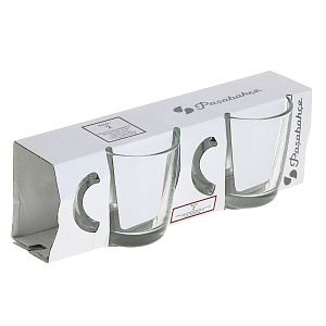 BASIC Набор кружек 2шт 350мл PASABAHCE стекло 000000000001061492