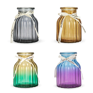 Ваза 14х7см Градиент стекло 000000000001209238