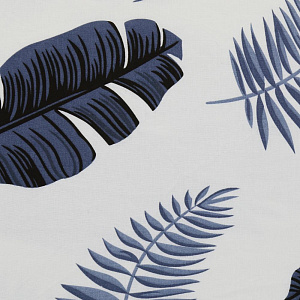 Комплект постельного белья семейный LUCKY Сновидение 2наволочки50х70см 2пододеяльника215х145см 1простыня220х240см сине-белый поплин 100%хлопок 000000000001206534