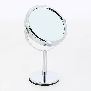 Зеркало косметическое D8,4см стекло/металл 000000000001209155