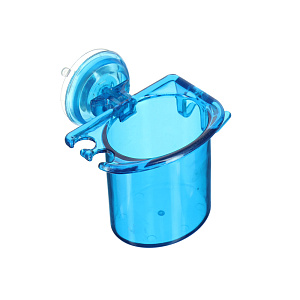 Стакан для умывальных принадлежностей на присоске Мультидом, пластик 000000000001126918