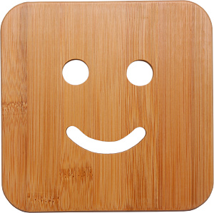 Подставка под горячее 15х15х1см BRAVO квадратая в ассортименте бамбук 000000000001185524