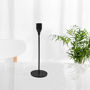 Подсвечник декоративный 24см Modern черный металл 000000000001219462