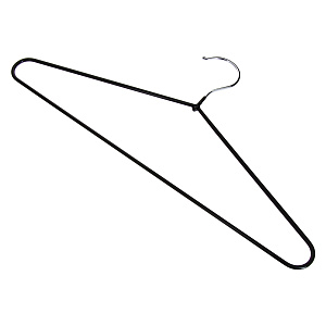 Вешалка с ПВХ покрытием Matissa, черный, 40 см, металл 000000000001083682