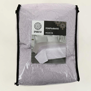 Покрывало DeN Палермо 200х240 атл/мат розовый круги U000230 000000000001203058