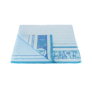 Полотенце махровое Bamboo forest Cleanelly Collection, голубой, 50х90 см, пл.460 000000000001126092