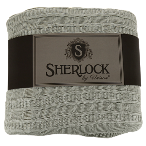 Плед вязаный "Sherlock" 180х200 льняной,100%акрил 000000000001178787