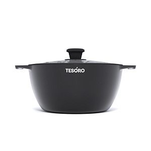 Кастрюля с крышкой 4л НЕВА МЕТАЛЛ ПОСУДА Tesoro Florence Induction total dark алюминий 000000000001225720