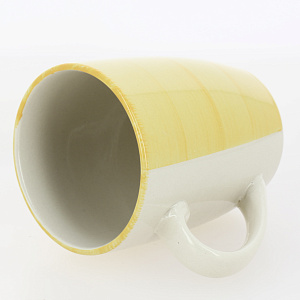 Кружка 350мл MILVIS YELLOW Винтаж желтая керамика 000000000001210241