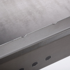 Мангал разборный большой 800х400х700мм толщина 1,5мм глубина 160мм выемка на 10 шампуров в коробке сталь 000000000001211099