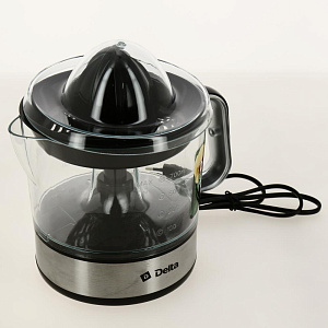 Соковыжималка электрическая DELTA для цитрусовых 40Вт. Объем ёмкости для сока 700мл. Цвет черный. Нержавеющая сталь. 0R-00006616 000000000001205346