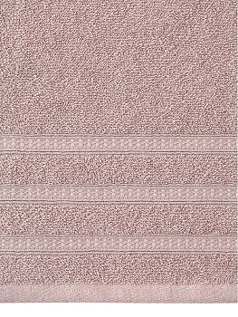 Полотенце махровое 35х70см LUCKY бежевое жаккард 100% хлопок 000000000001211695