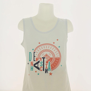 Майка для девочки DE'NASTIA трикотаж 158 (12-13лет) белый 100%Хлопок I000023 000000000001178167